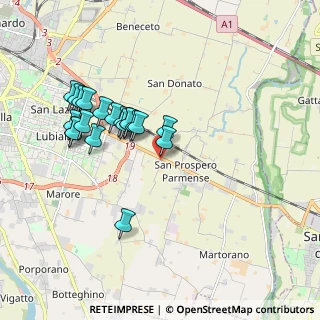 Mappa Via Marco Emilio Lepido, 43123 Case Crostolo PR, Italia (1.7435)