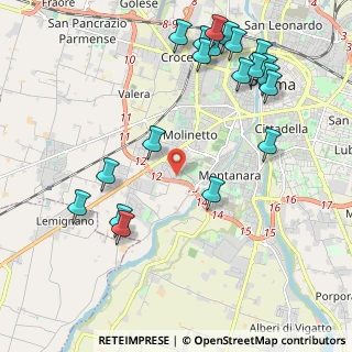 Mappa Piazza Don Giuseppe Diana, 43125 Parma PR, Italia (2.5585)