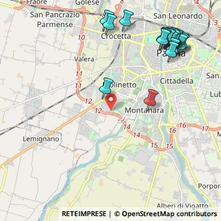 Mappa Piazza Don Giuseppe Diana, 43125 Parma PR, Italia (2.977)