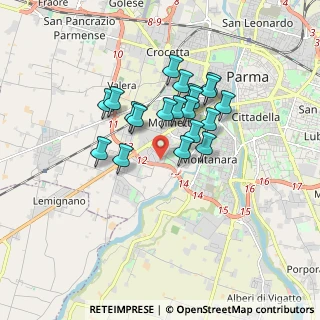 Mappa Piazza Don Giuseppe Diana, 43125 Parma PR, Italia (1.376)