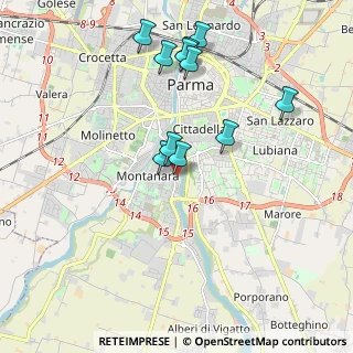 Mappa Via Giacomo Leopardi, 43125 Parma PR, Italia (1.91)