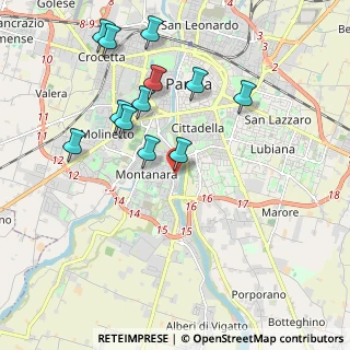 Mappa Via Giacomo Leopardi, 43125 Parma PR, Italia (2.05583)