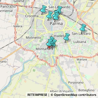 Mappa Via Montanara, 43125 Parma PR, Italia (1.94636)