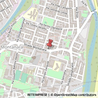 Mappa Via Montanara, 15, 43122 Parma, Parma (Emilia Romagna)