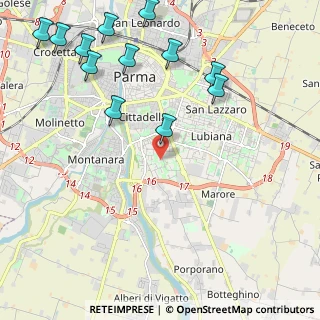 Mappa Strada Sant'Eurosia, 43123 Parma PR, Italia (2.76167)