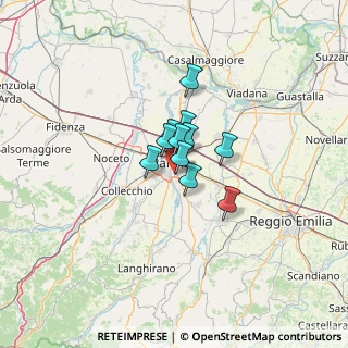 Mappa Strada Sant'Eurosia, 43123 Parma PR, Italia (6.39091)
