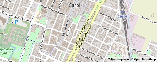Mappa Carpi