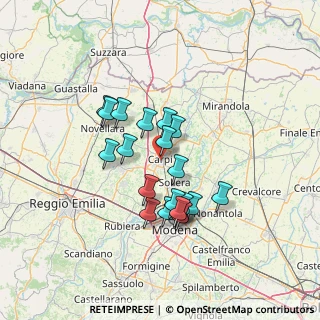 Mappa Via Piero Gobetti, 41012 Carpi MO, Italia (11.4325)