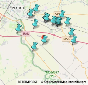 Mappa Via Prato delle Donne, 44124 Ferrara FE, Italia (3.882)