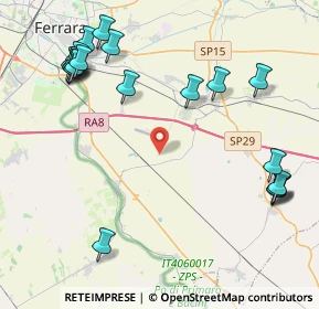 Mappa Via Prato delle Donne, 44124 Ferrara FE, Italia (5.372)