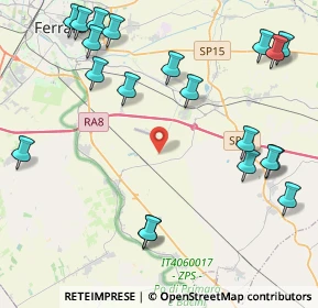 Mappa Via Prato delle Donne, 44124 Ferrara FE, Italia (5.453)