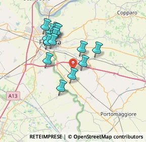 Mappa Via Prato delle Donne, 44124 Ferrara FE, Italia (6.50533)