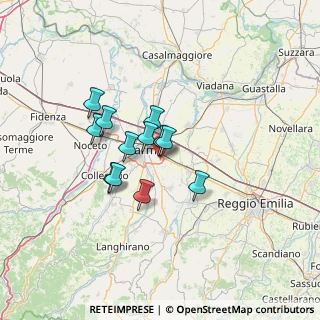 Mappa Via Pieter Paul Rubens, 43123 Parma PR, Italia (9.66167)