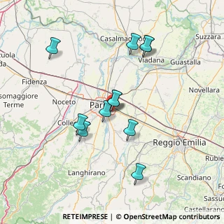 Mappa Via Giorgio de Chirico, 43123 Parma PR, Italia (13.53273)