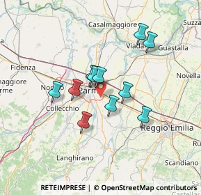 Mappa Via Giorgio de Chirico, 43123 Parma PR, Italia (10.76273)