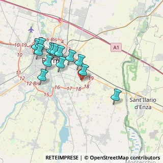 Mappa Via Giorgio de Chirico, 43123 Parma PR, Italia (3.64857)