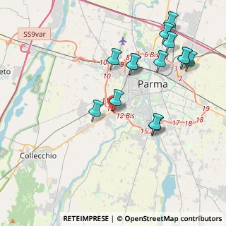 Mappa PR 43125, 43125 Parma PR, Italia (4.395)