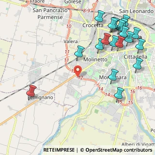 Mappa Via Edison-Volta, 43125 Parma PR, Italia (2.86)