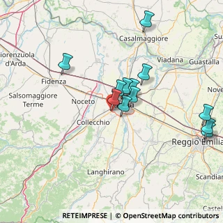 Mappa Via Edison-Volta, 43125 Parma PR, Italia (14.225)