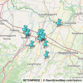 Mappa Via G. Saragat, 43123 Parma PR, Italia (9.53818)