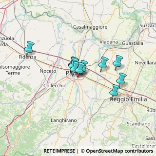 Mappa Via G. Saragat, 43123 Parma PR, Italia (9.54909)