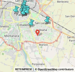 Mappa Via G. Saragat, 43123 Parma PR, Italia (2.65267)