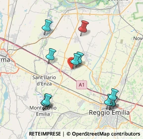 Mappa Via Aldo Moro, 42040 Campegine RE, Italia (8.64917)