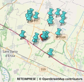 Mappa Via Aldo Moro, 42040 Campegine RE, Italia (3.322)