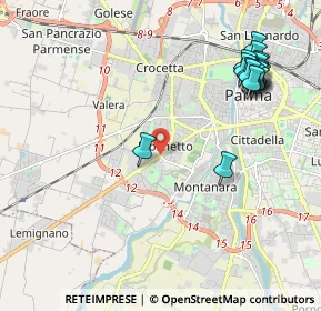 Mappa Via Colorno, 43122 Paradigna PR, Italia (2.48647)
