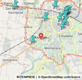 Mappa Via Colorno, 43122 Paradigna PR, Italia (2.75333)