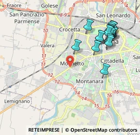 Mappa Via Colorno, 43122 Paradigna PR, Italia (2.3295)