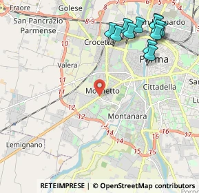 Mappa Via Colorno, 43122 Paradigna PR, Italia (2.6075)