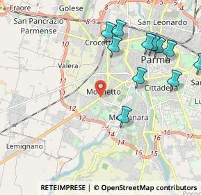 Mappa Via Colorno, 43122 Paradigna PR, Italia (2.33455)