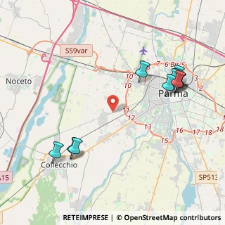 Mappa Via Martiri della Liberazione, 43100 Vicofertile PR, Italia (4.81545)