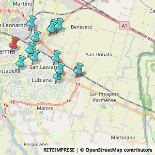 Mappa Via N. Nadi, 43122 Parma PR, Italia (2.46077)