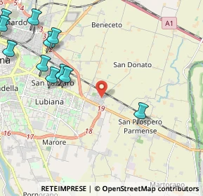Mappa Via N. Nadi, 43122 Parma PR, Italia (2.90727)