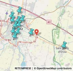 Mappa Via N. Nadi, 43122 Parma PR, Italia (4.92583)
