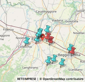 Mappa Via N. Nadi, 43122 Parma PR, Italia (11.69077)