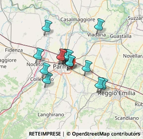 Mappa Via N. Nadi, 43122 Parma PR, Italia (9.75)
