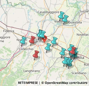 Mappa Via N. Nadi, 43122 Parma PR, Italia (15.905)