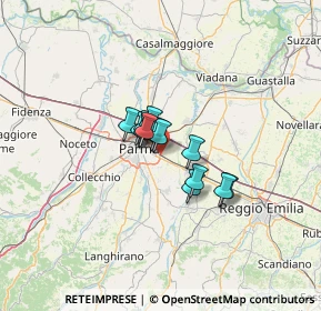 Mappa Via N. Nadi, 43122 Parma PR, Italia (7.00538)