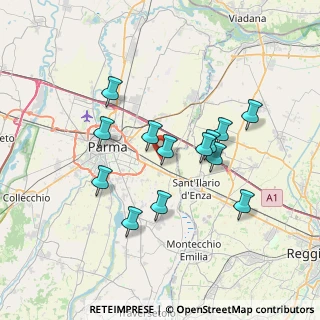 Mappa Via Fanfoni Afro, 43122 Parma PR, Italia (6.37077)