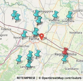 Mappa Via Fanfoni Afro, 43122 Parma PR, Italia (18.03765)