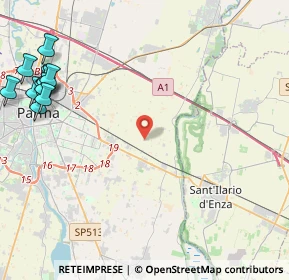 Mappa Via Fanfoni Afro, 43122 Parma PR, Italia (6.39727)
