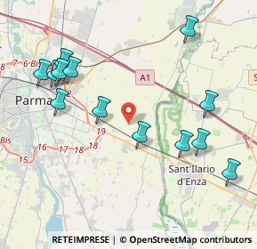 Mappa Via Fanfoni Afro, 43122 Parma PR, Italia (4.59923)
