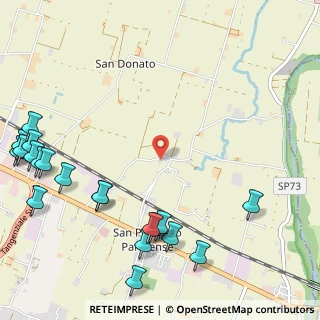 Mappa Via Fanfoni Afro, 43122 Parma PR, Italia (1.565)