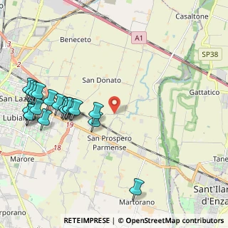 Mappa Via Fanfoni Afro, 43122 Parma PR, Italia (2.5055)