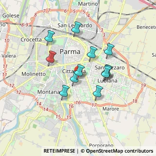 Mappa Via Caduti Montelungo, 43123 Parma PR, Italia (1.48)