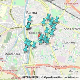 Mappa Via Caduti Montelungo, 43123 Parma PR, Italia (0.7445)