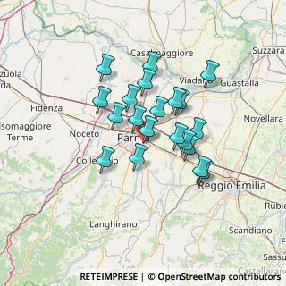 Mappa Via XXIV Maggio, 43123 Parma PR, Italia (10.857)